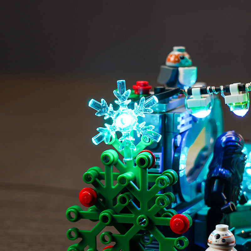 BrickBling Lichtset für LEGO Millennium Falcon™ Holiday Diorama 40658