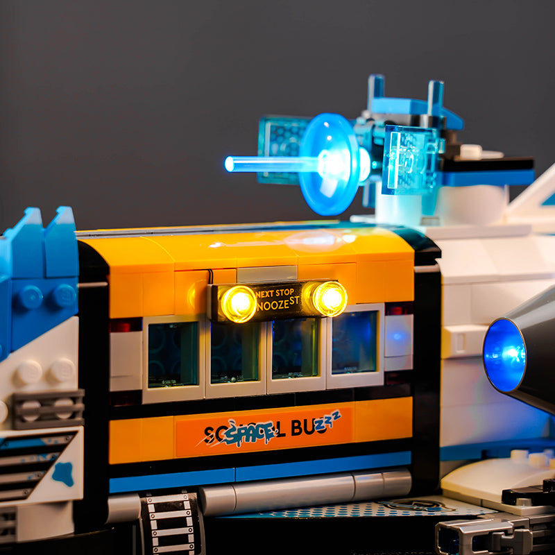 Kit d'éclairage BrickBling pour LEGO DREAMZzz Le bus spatial de M. Oz 71460, version télécommandée