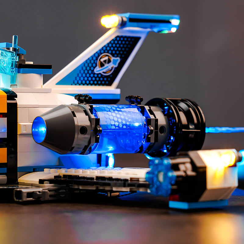 Kit d'éclairage BrickBling pour LEGO DREAMZzz Le bus spatial de M. Oz 71460, version télécommandée