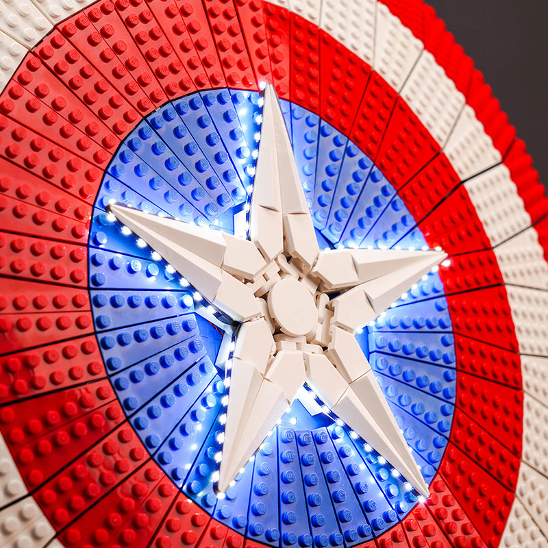 BrickBling Lichtset für LEGO Captain America's Shield 76262