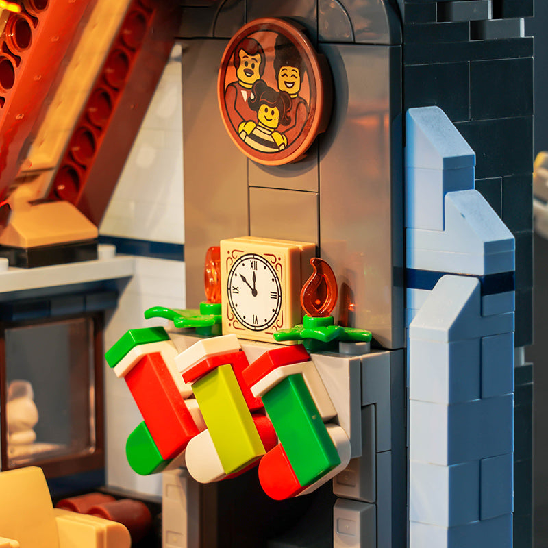 Kit d'éclairage BrickBling pour la visite du Père Noël LEGO 10293