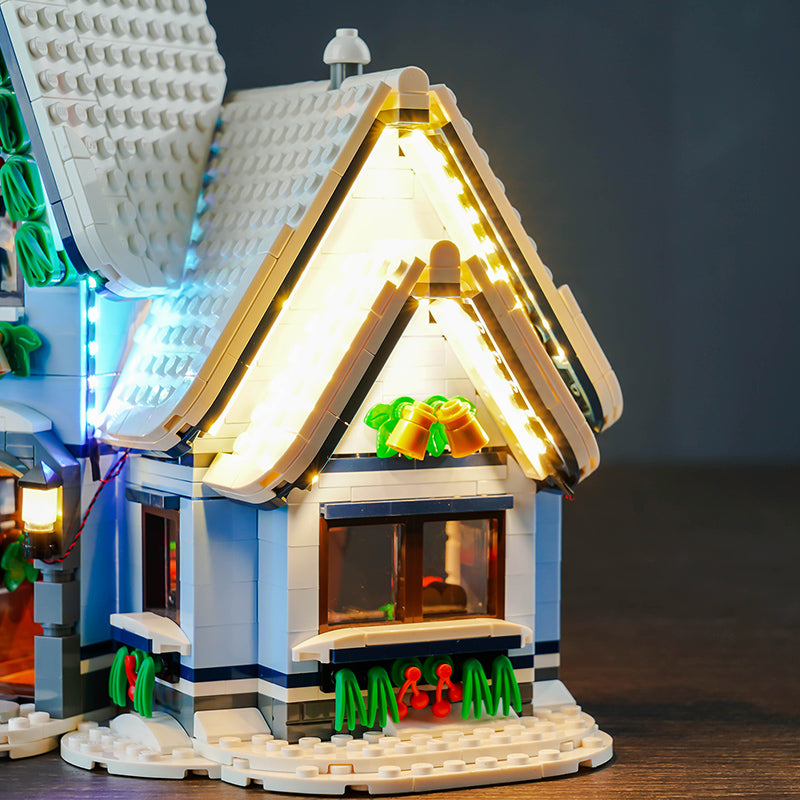 Kit d'éclairage BrickBling pour la visite du Père Noël LEGO 10293