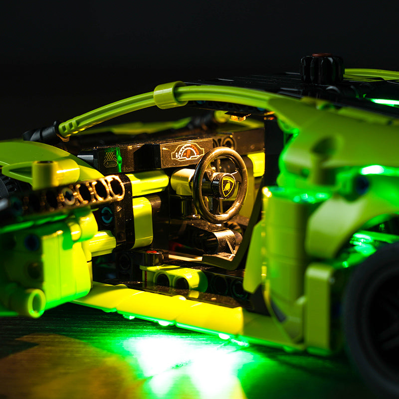 BrickBling Lichtset für LEGO Lamborghini Huracán Tecnica 42161