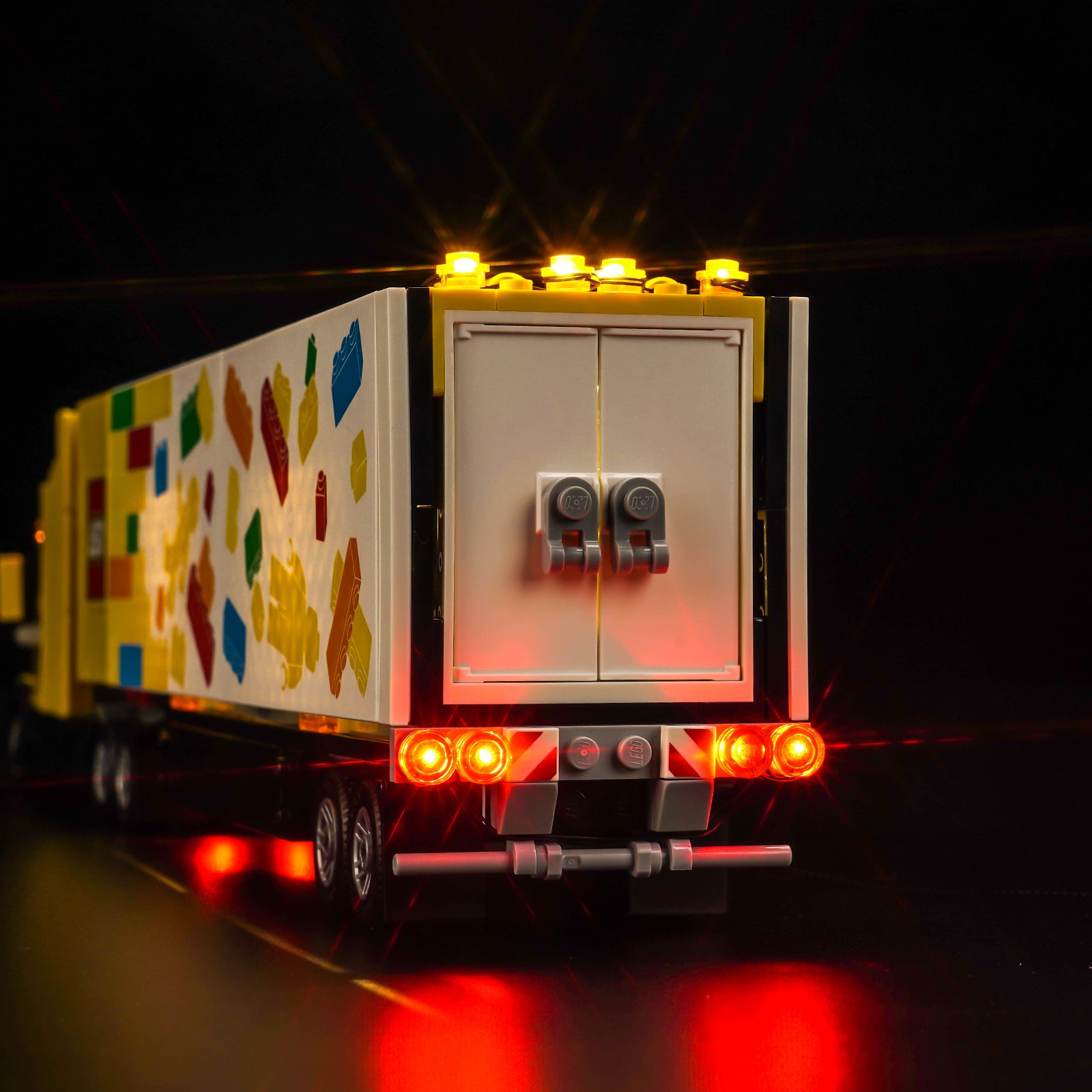 BrickBling Light Kit for LEGO City Yellow Delivery Truck 60440