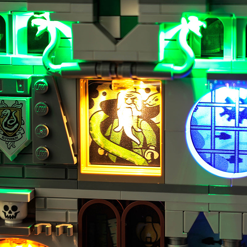 BrickBling Light Kit for LEGO Slytherin™ House Banner 76410