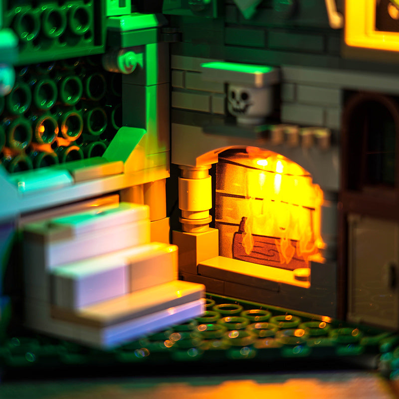BrickBling Light Kit for LEGO Slytherin™ House Banner 76410