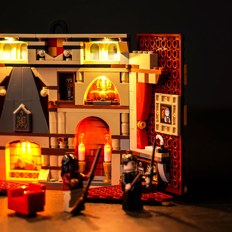 BrickBling Lichtset für LEGO Gryffindor™ Hausbanner 76409