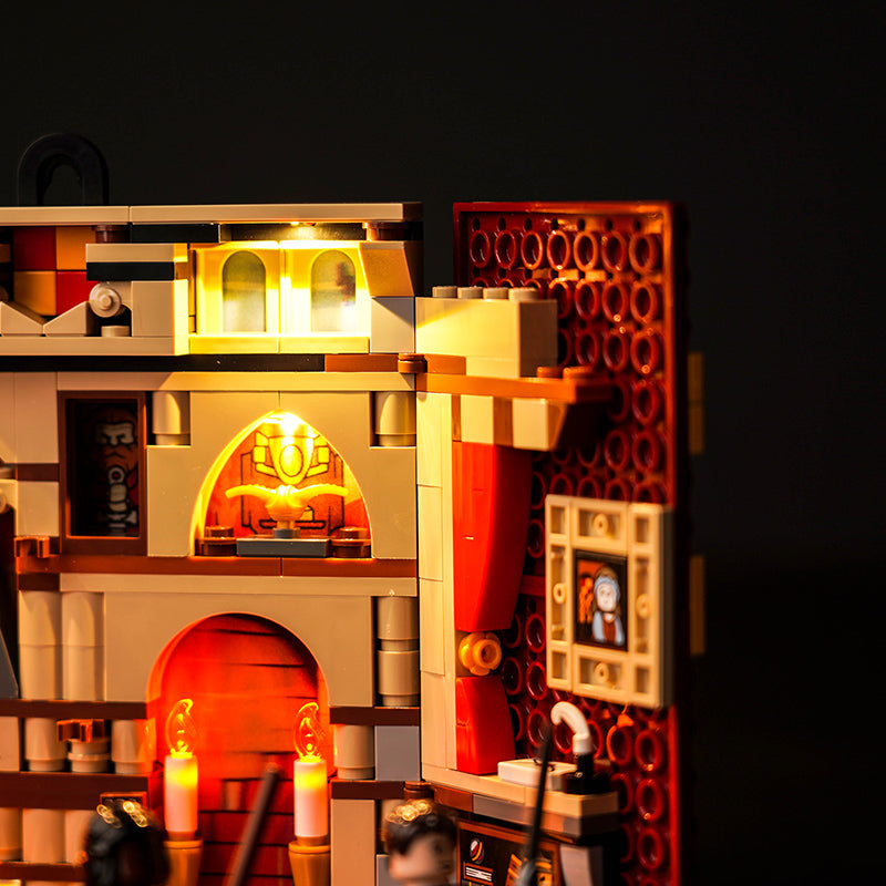 BrickBling Lichtset für LEGO Gryffindor™ Hausbanner 76409