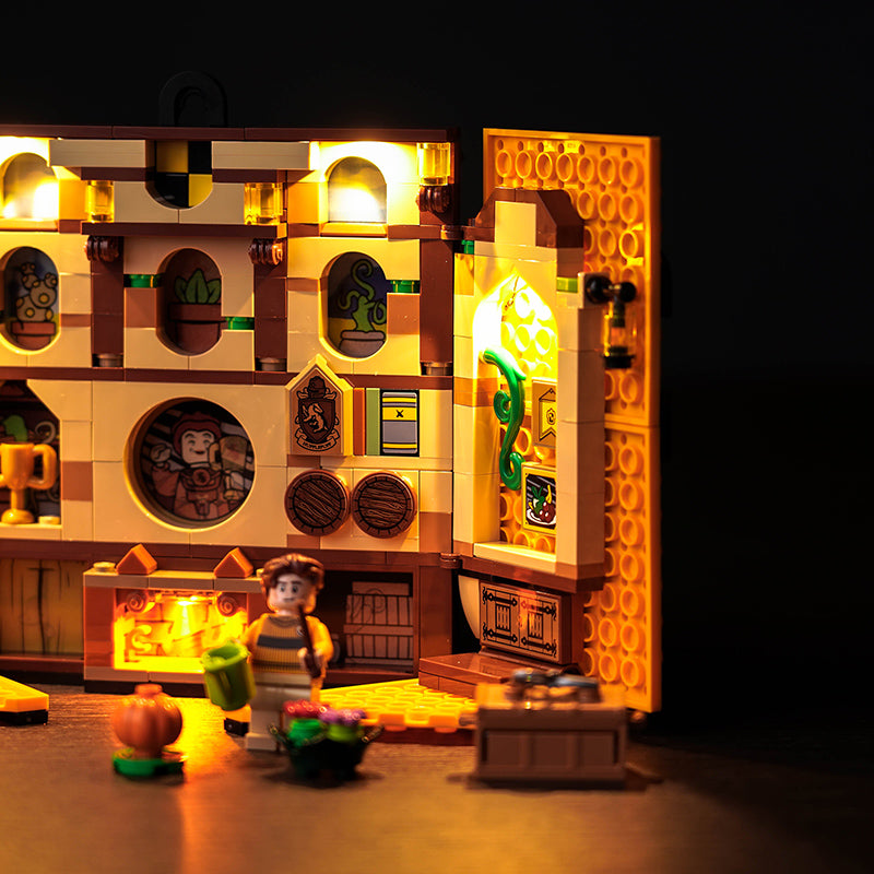 BrickBling Light Kit for LEGO Hufflepuff™ House Banner 76412