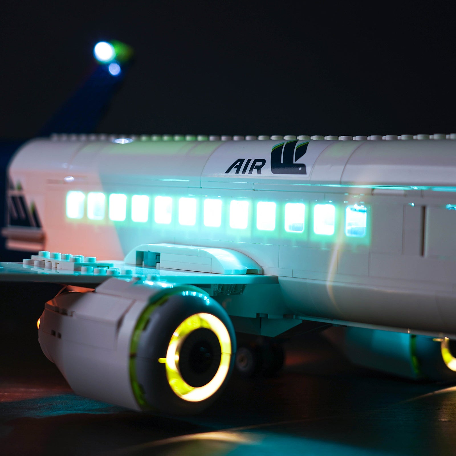 BrickBling Lichtset für LEGO Passagierflugzeug 60367