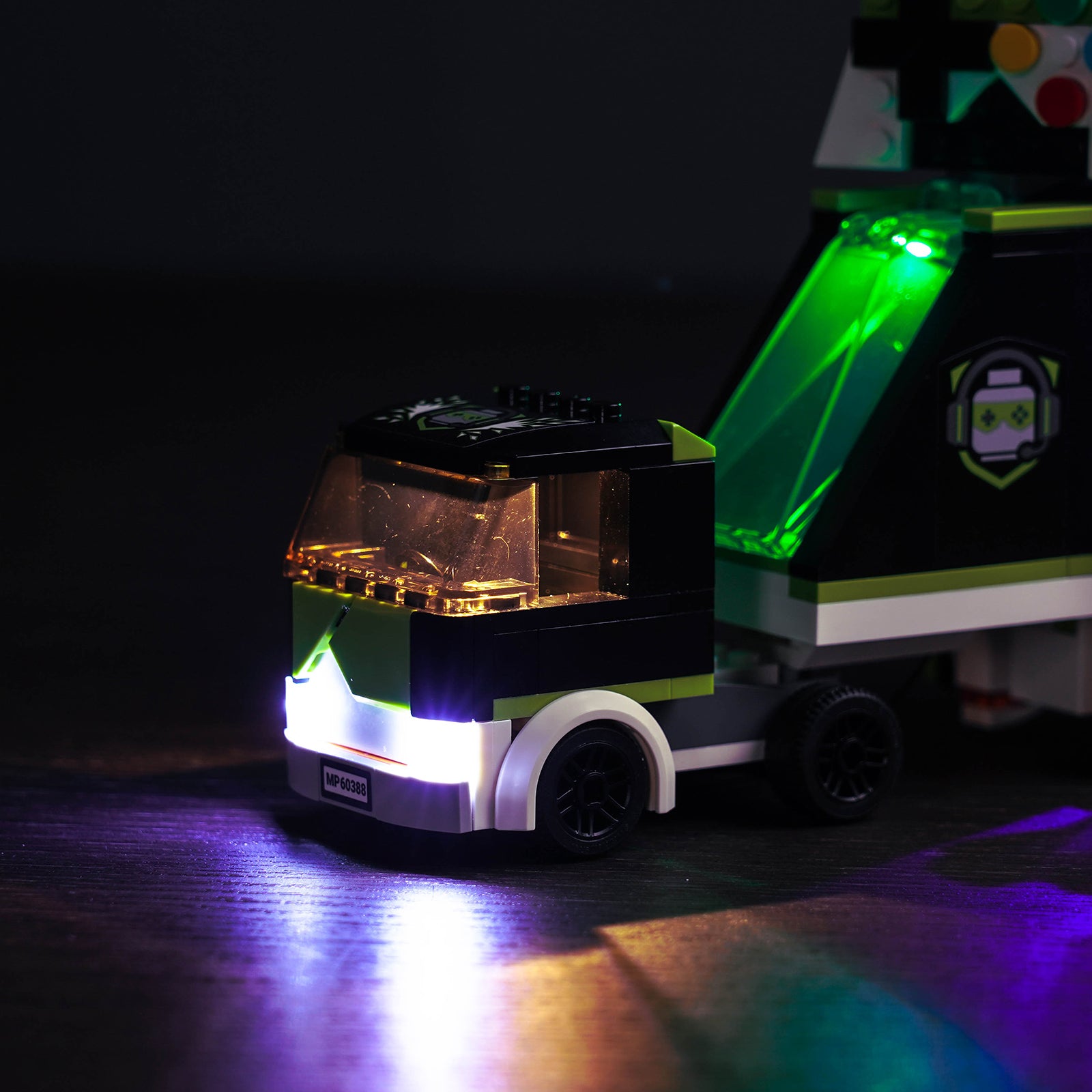 BrickBling Light Kit for LEGO Gaming Tournament Truck 60388