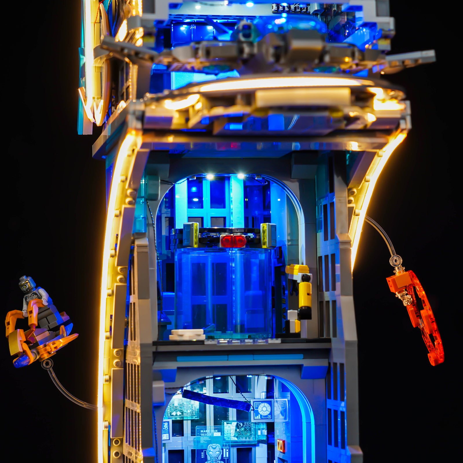 Kit d'éclairage BrickBling pour la tour LEGO Marvel Avengers 76269