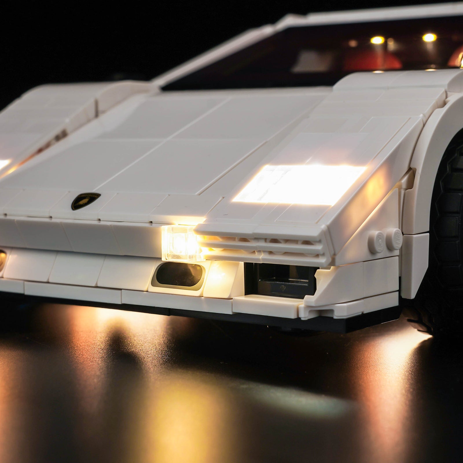 BrickBling Light Kit for LEGO Icons Lamborghini Countach 5000 Quattrovalvole 10337