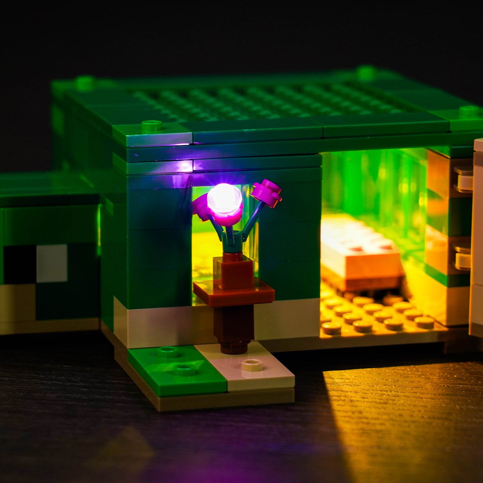 BrickBling Light Kit for LEGO Minecraft The Turtle Beach House 21254
