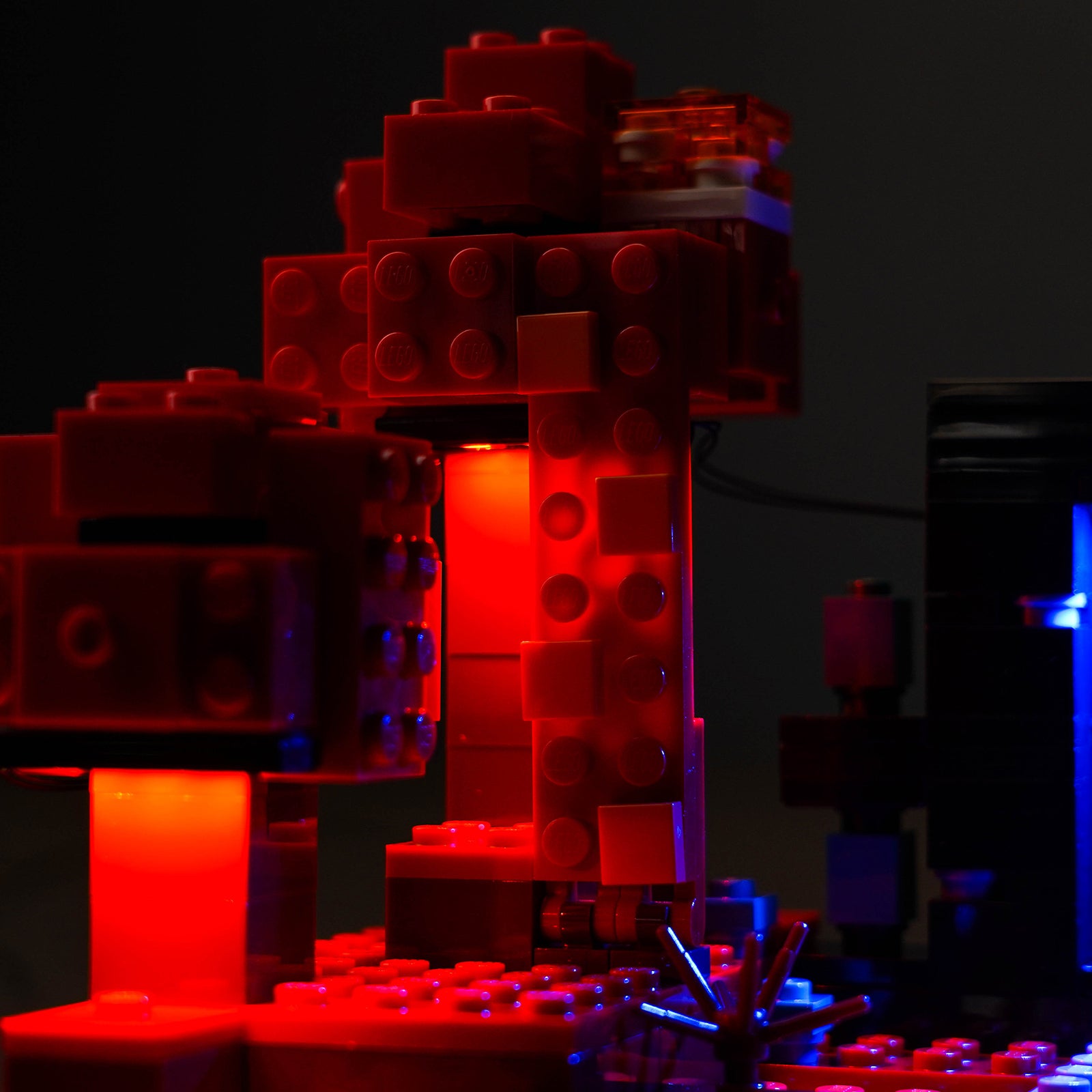 BrickBling Light Kit for LEGO Minecraft The Nether Portal Ambush 21255