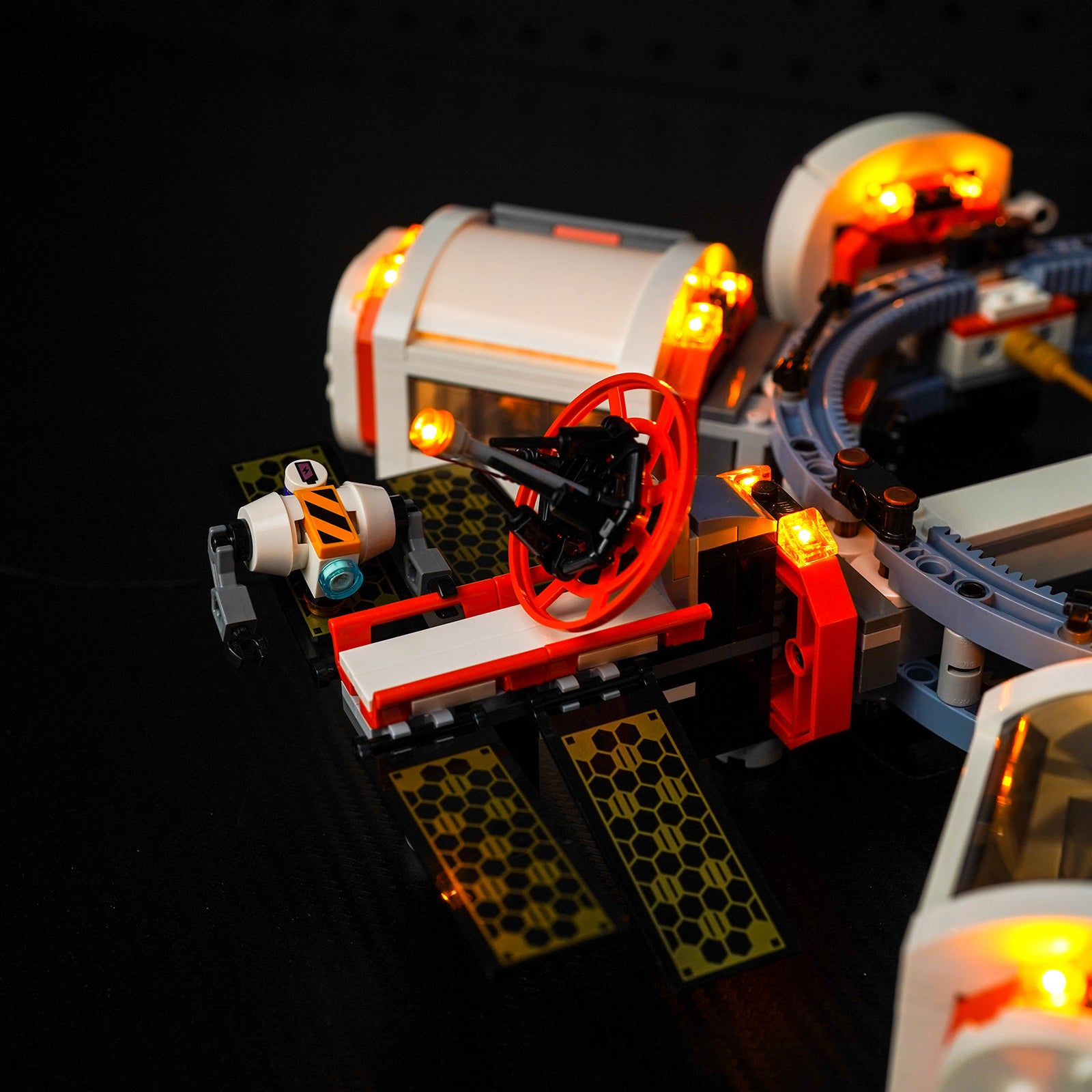 BrickBling Lichtset für LEGO City Modulare Raumstation 60433