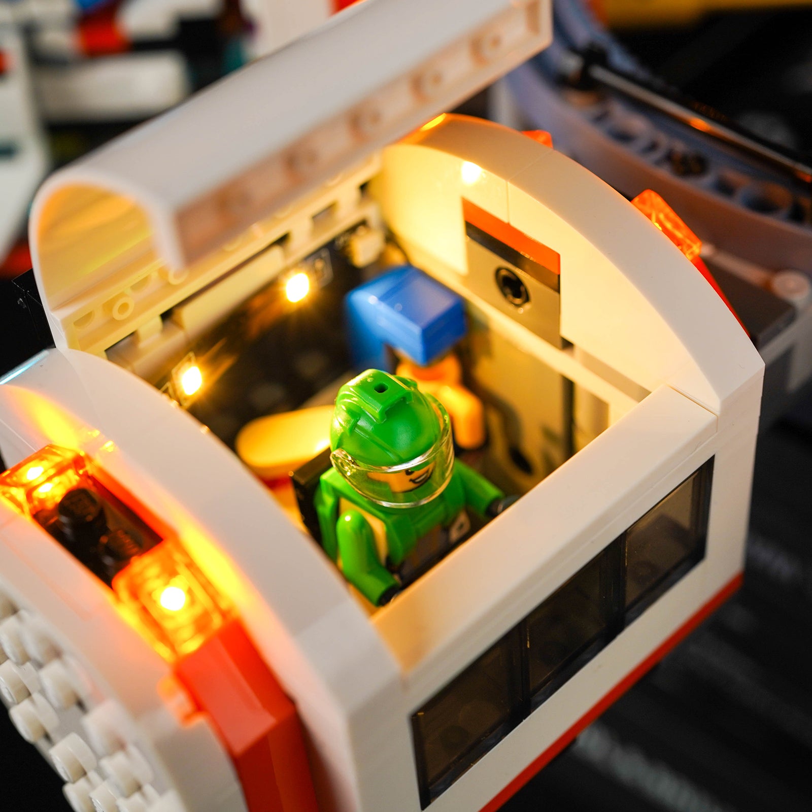 BrickBling Lichtset für LEGO City Modulare Raumstation 60433