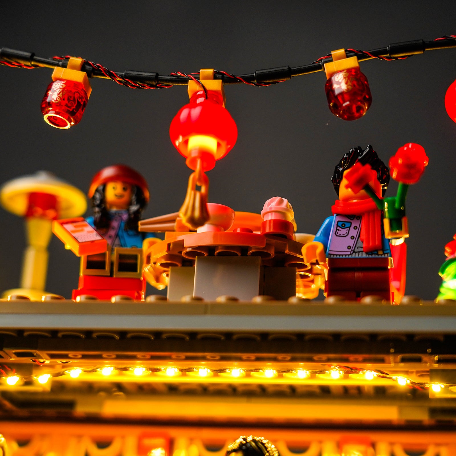 Light Up LEGO Family Reunion Celebration 80113 with BrickBling