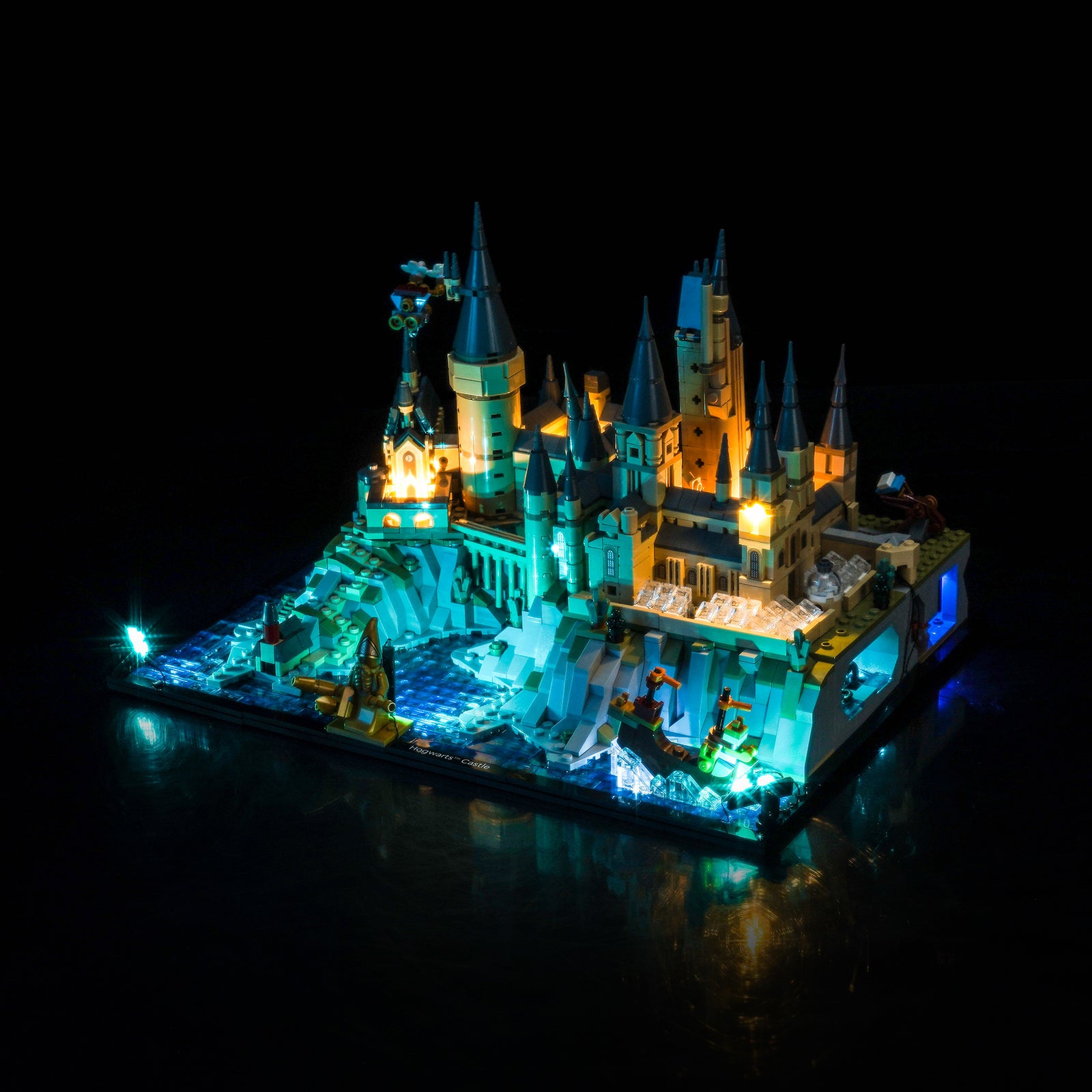 BrickBling Lichtset für LEGO Harry Potter Hogwarts™ Schloss und Gelände 76419, neue Version