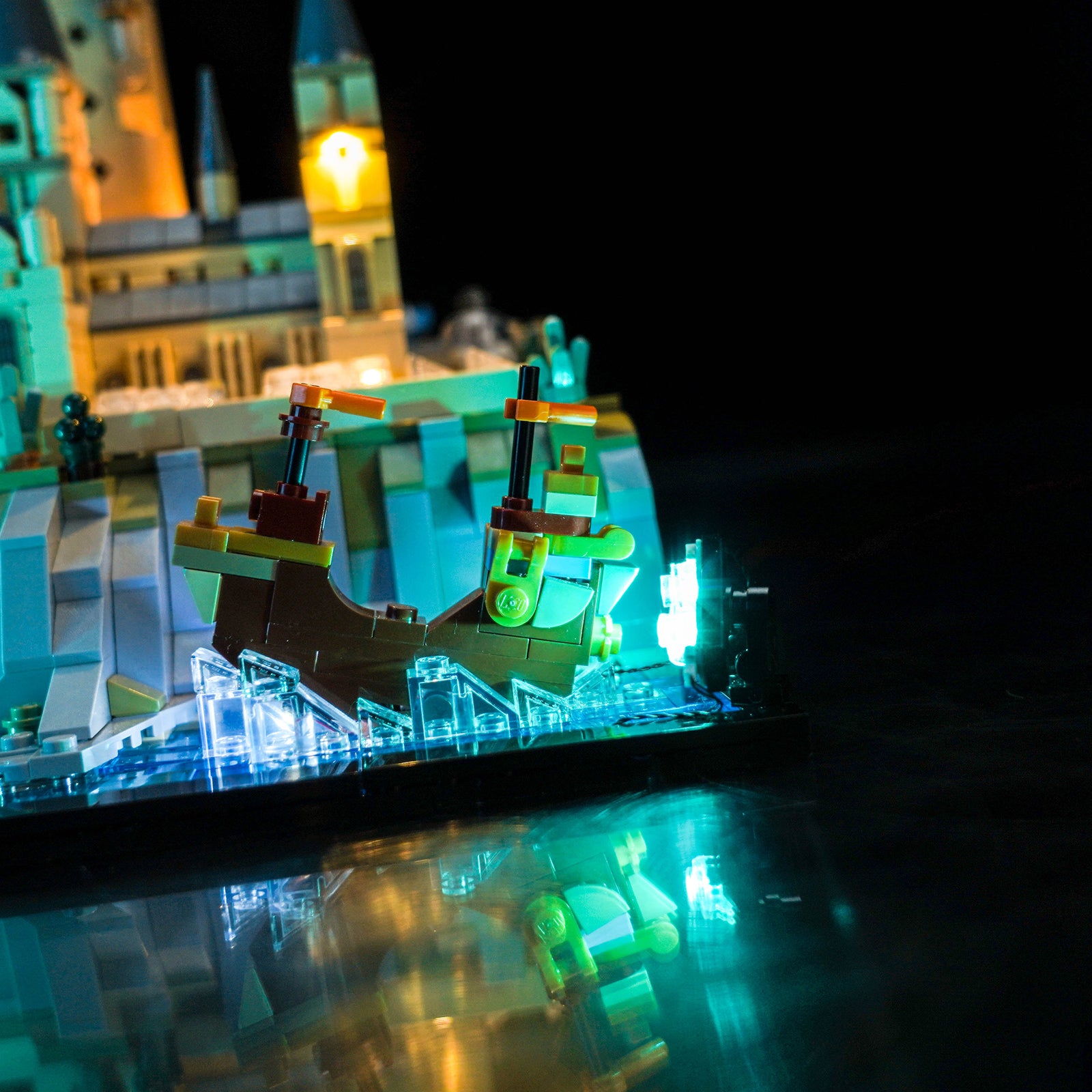 BrickBling Lichtset für LEGO Harry Potter Hogwarts™ Schloss und Gelände 76419, neue Version