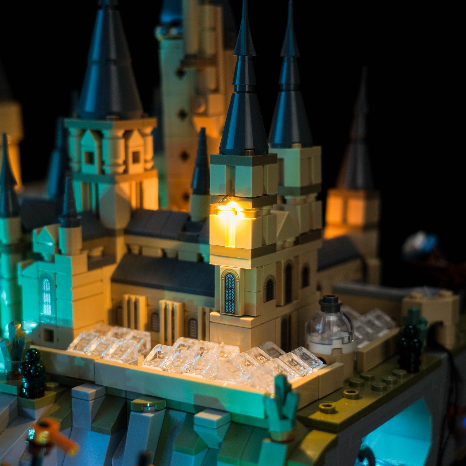 BrickBling Lichtset für LEGO Harry Potter Hogwarts™ Schloss und Gelände 76419, neue Version