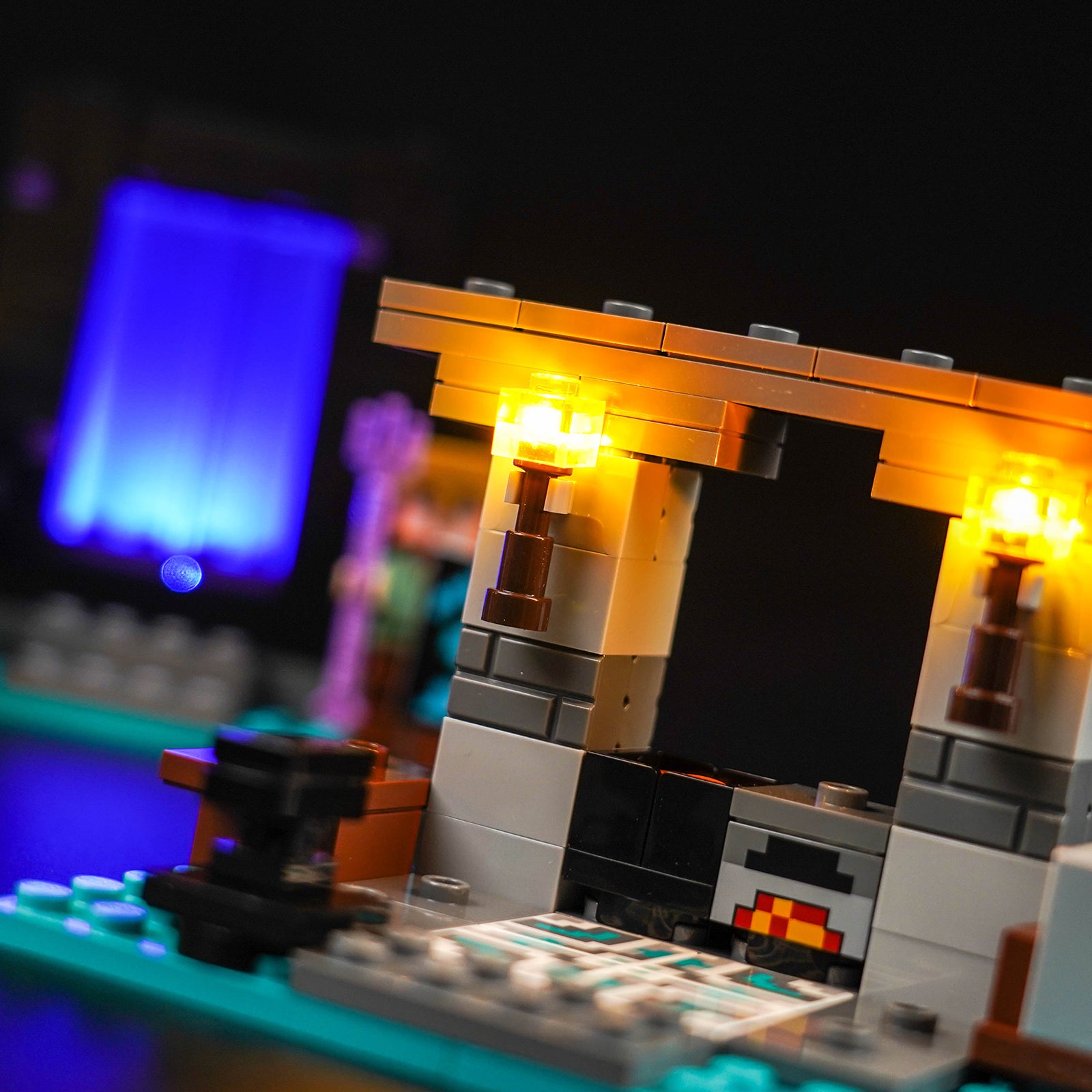 BrickBling Light Kit for LEGO Minecraft The Armory 21252