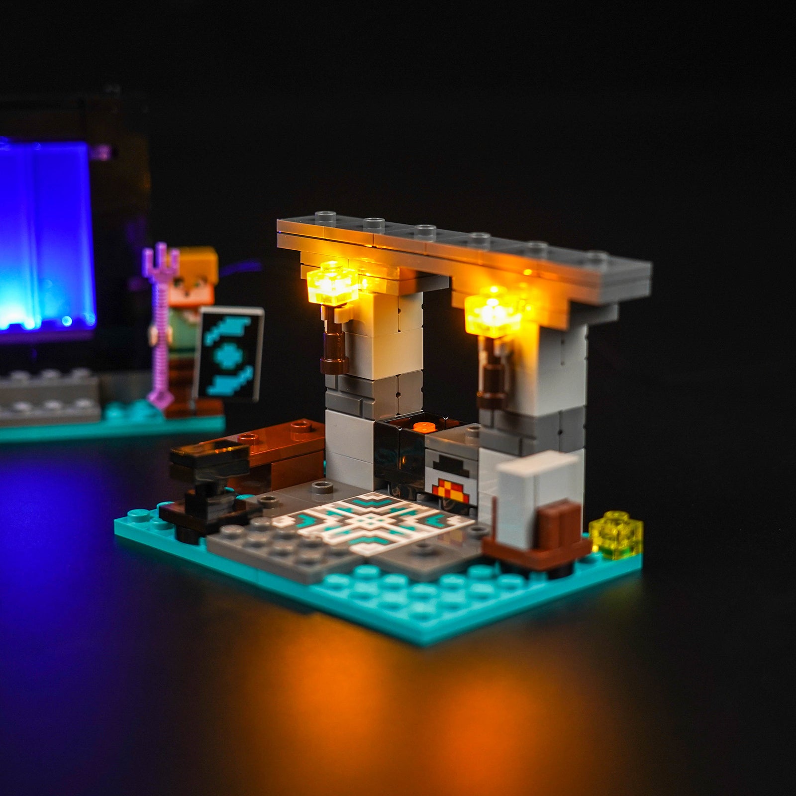 BrickBling Light Kit for LEGO Minecraft The Armory 21252