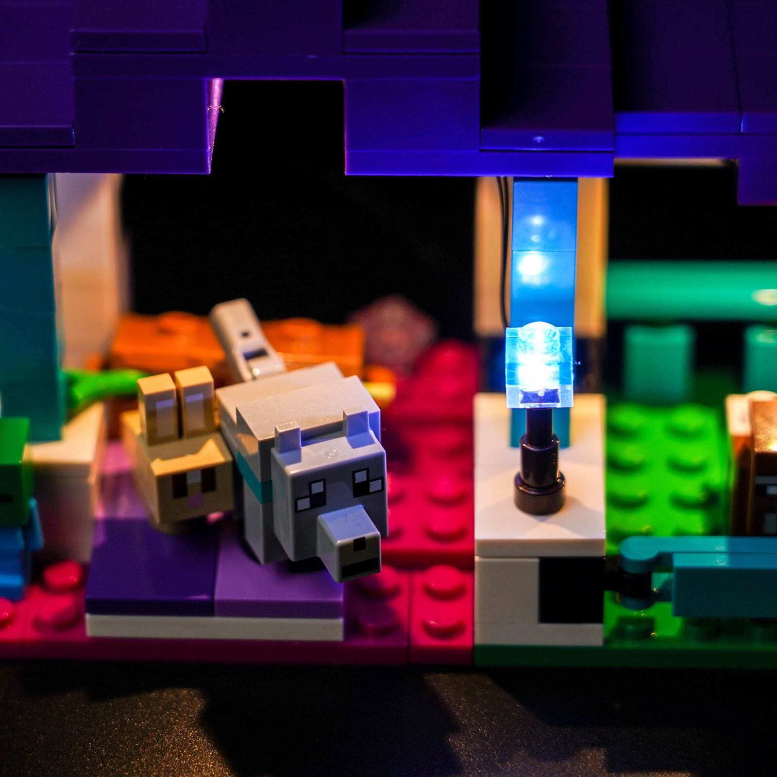 BrickBling Light Kit for LEGO Minecraft The Animal Sanctuary 21253