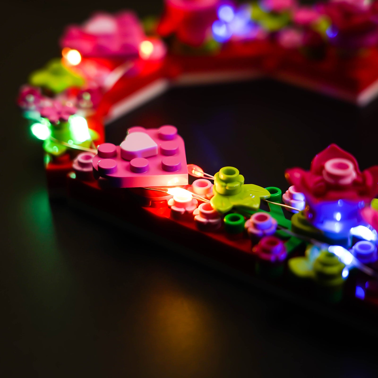 BrickBling Light Kit for LEGO Heart Ornament 40638