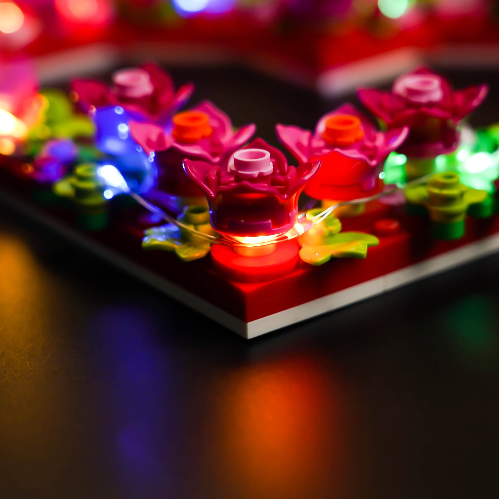 BrickBling Light Kit for LEGO Heart Ornament 40638