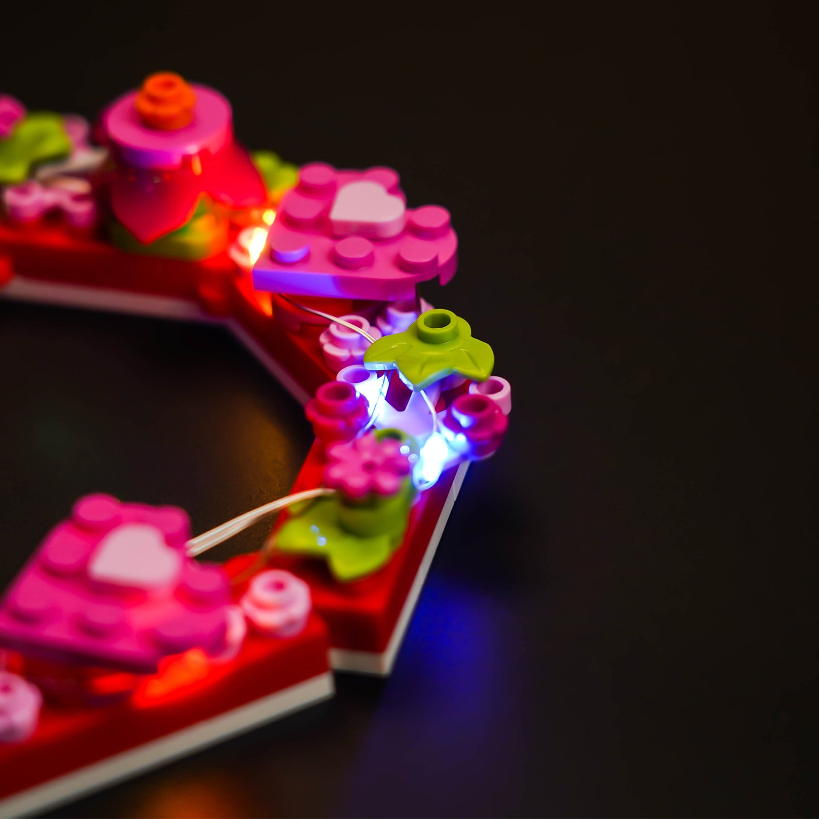 BrickBling Light Kit for LEGO Heart Ornament 40638