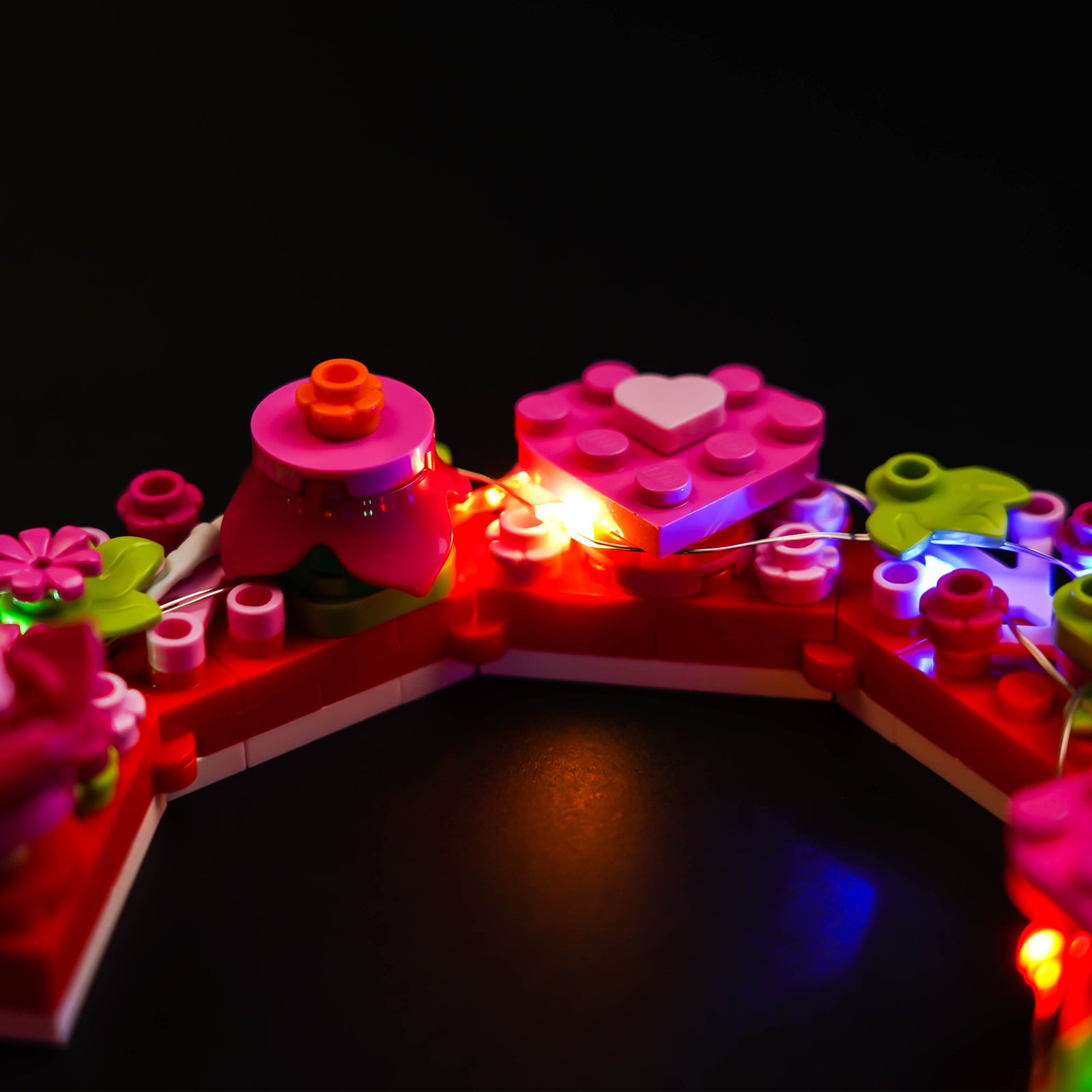 BrickBling Light Kit for LEGO Heart Ornament 40638
