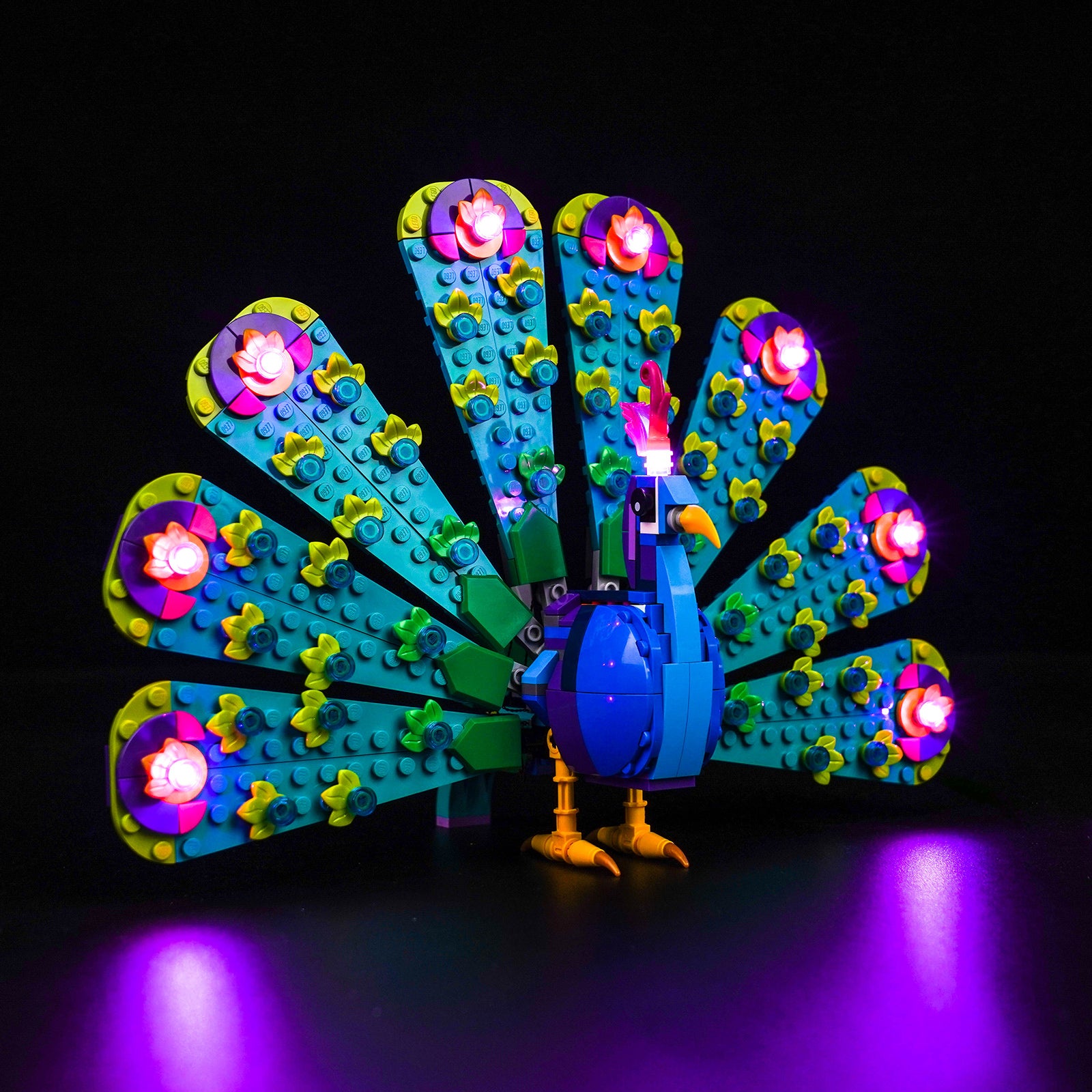 BrickBling Light Kit for LEGO Creator Exotic Peacock 31157