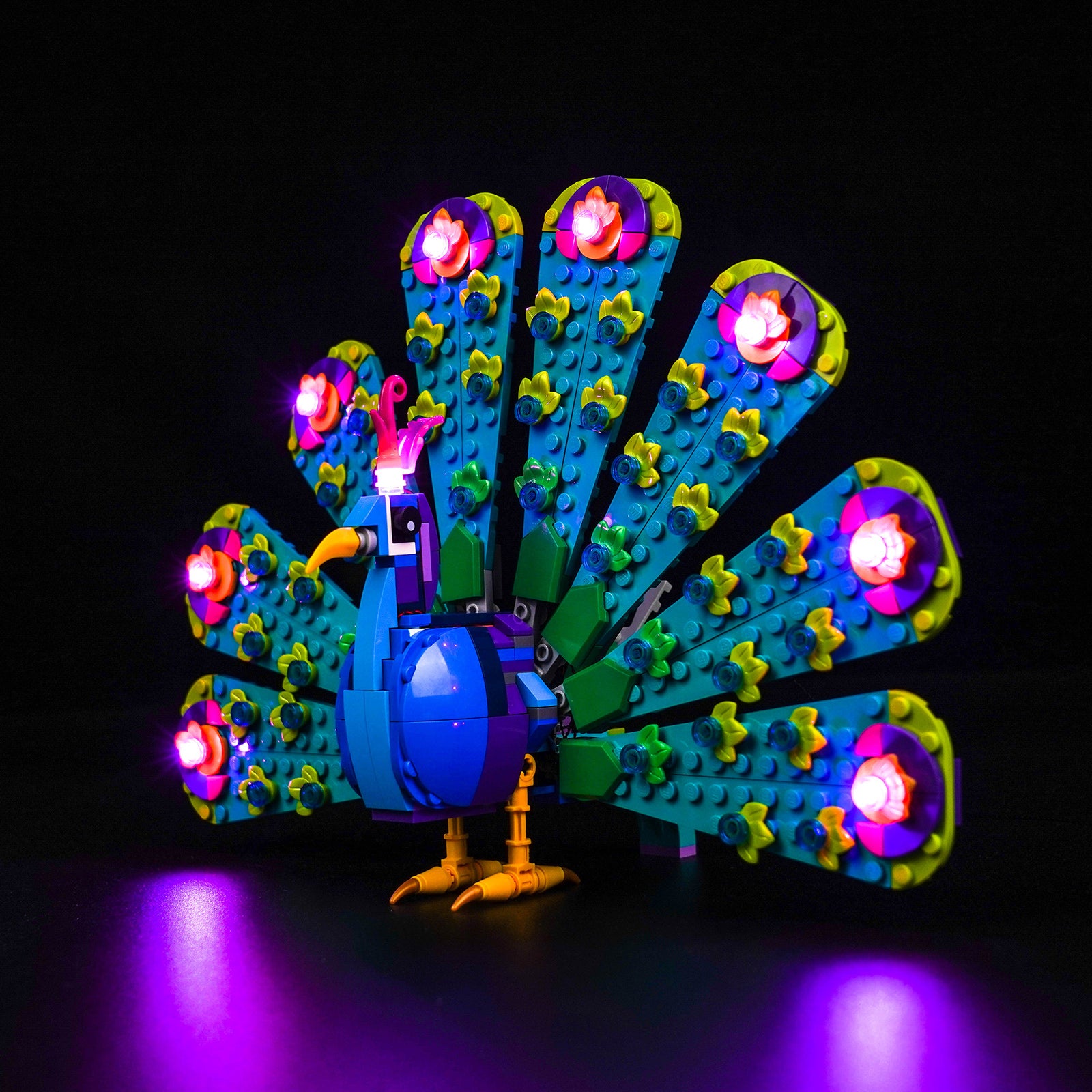 BrickBling Light Kit for LEGO Creator Exotic Peacock 31157