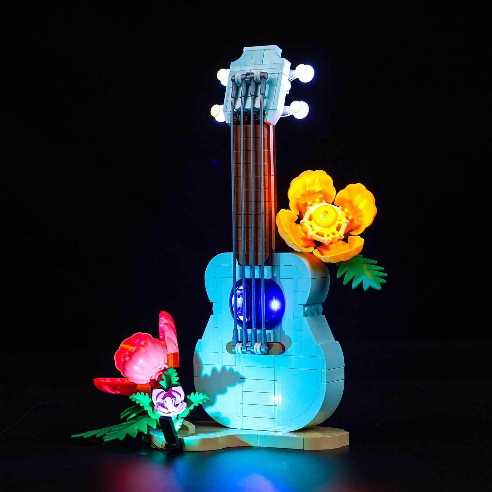 BrickBling Light Kit pour LEGO Creator 3 en 1 Ukulélé Tropical 31156