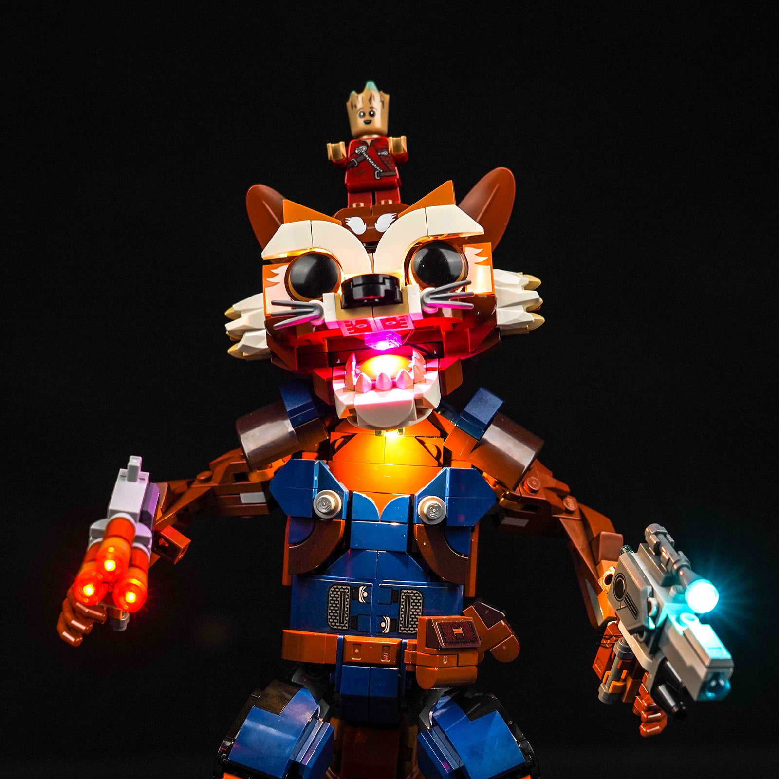 BrickbBling Light Kit for LEGO Marvel Rocket & Baby Groot 76282