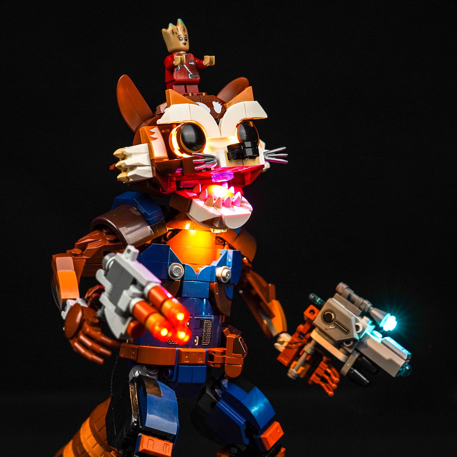 BrickbBling Light Kit for LEGO Marvel Rocket & Baby Groot 76282