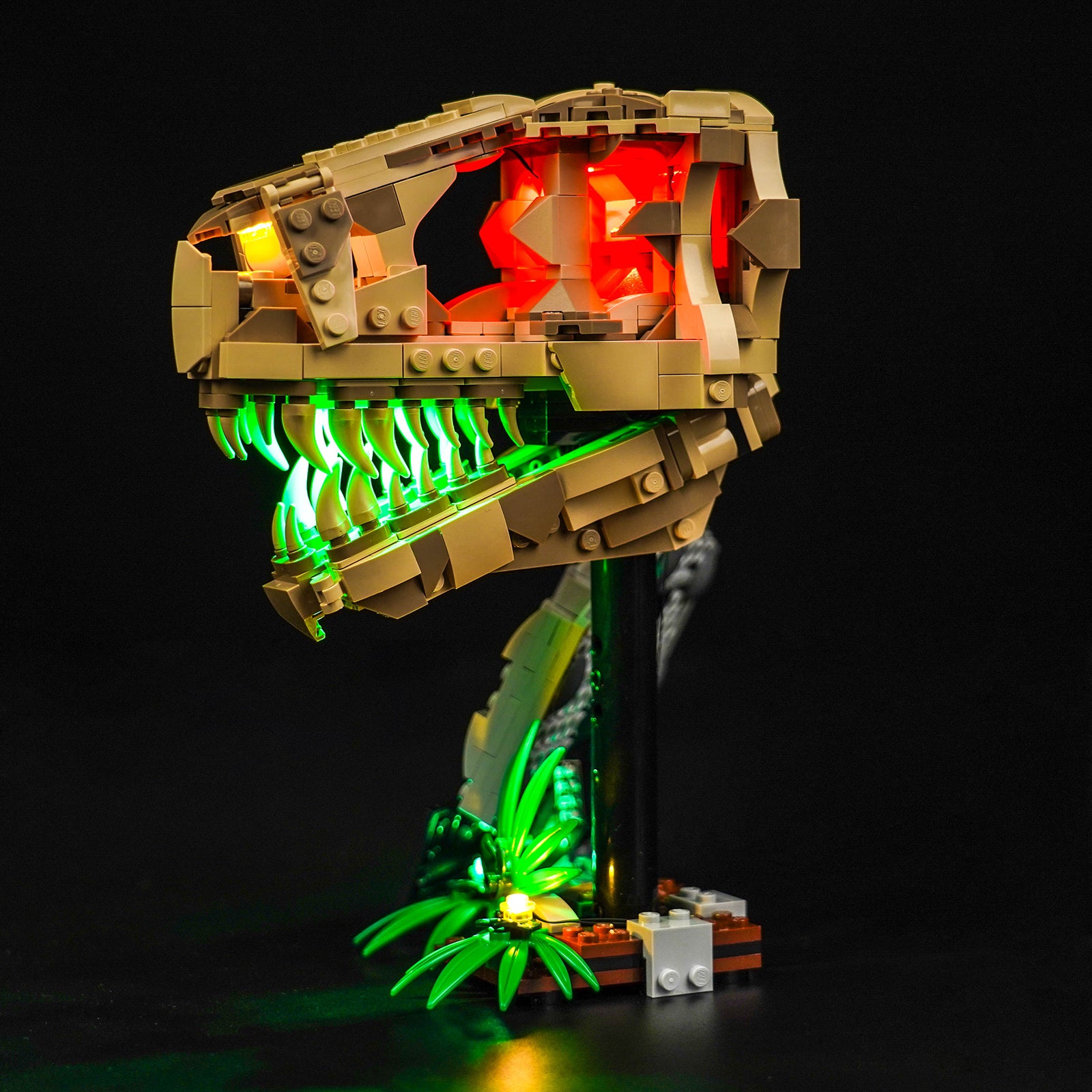 BrickBling Light Kit for LEGO Jurassic World Dinosaur Fossils: T. rex Skull 76964
