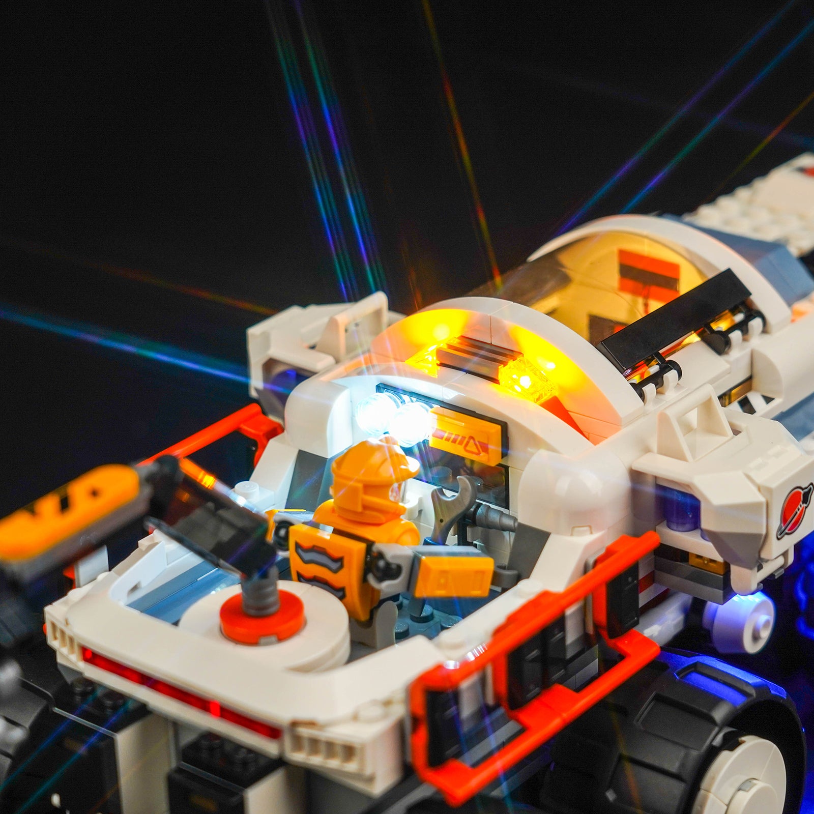 BrickBling Light Kit for LEGO City Command Rover and Crane Loader 60432