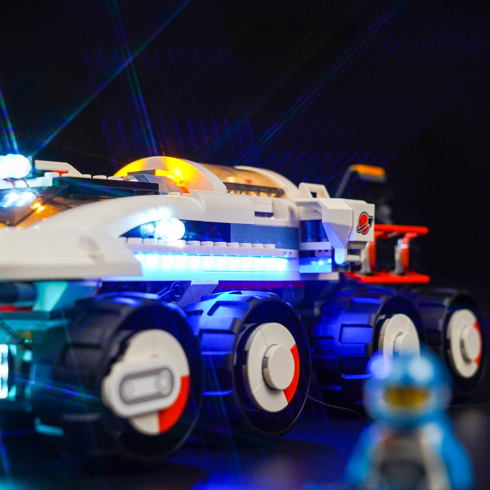BrickBling Light Kit for LEGO City Command Rover and Crane Loader 60432