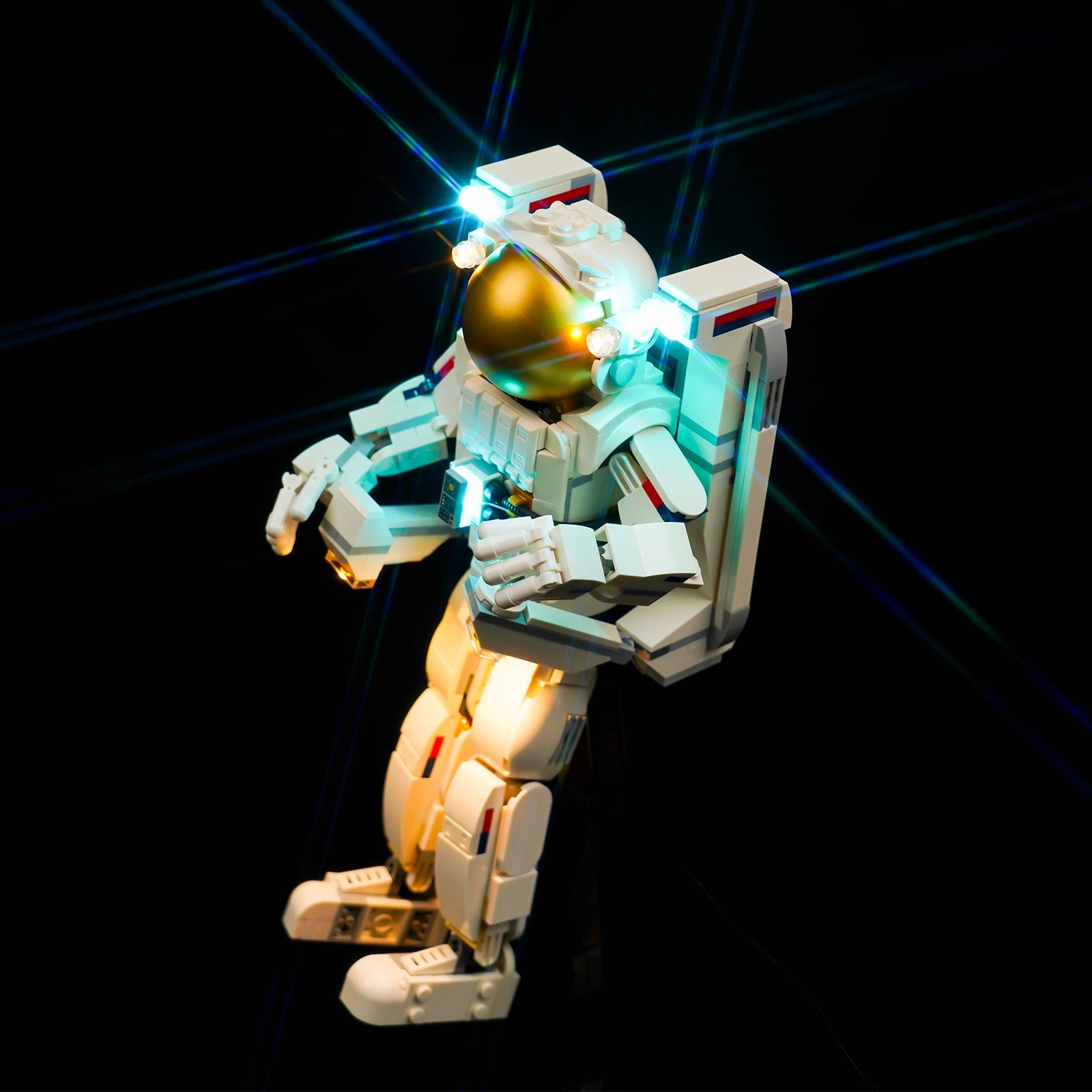 BrickBling Lichtset für LEGO Creator 3 in 1 Weltraumastronaut 31152