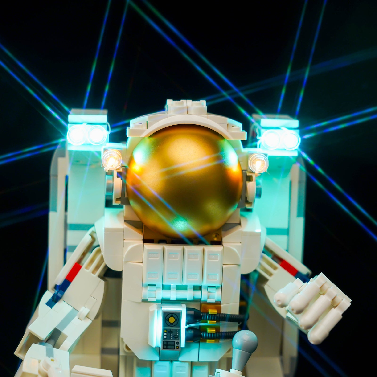 BrickBling Lichtset für LEGO Creator 3 in 1 Weltraumastronaut 31152