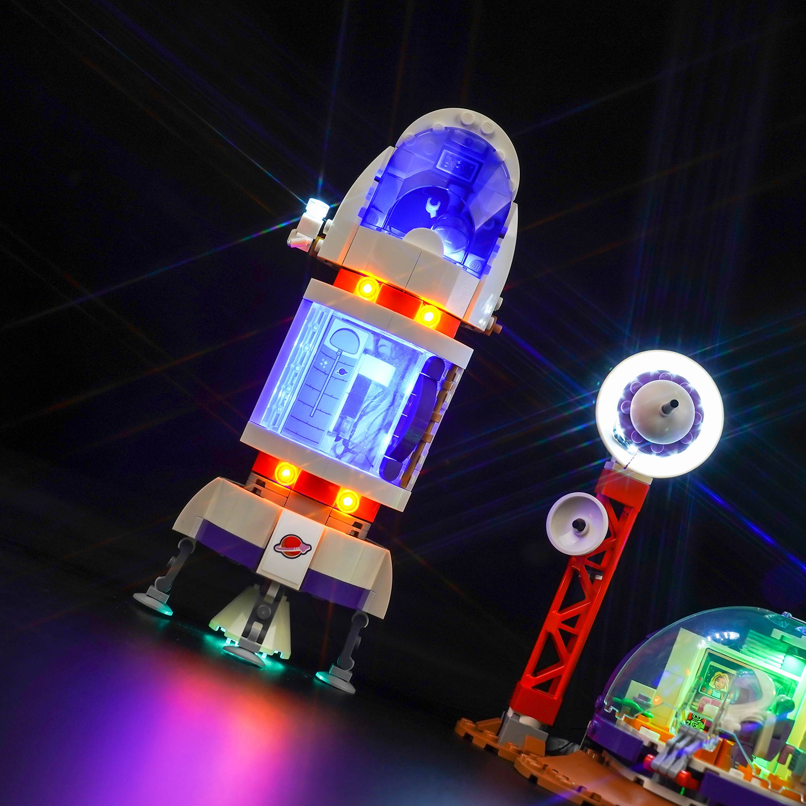 BrickBling Light Kit for LEGO Friends Mars Space Base and Rocket 42605