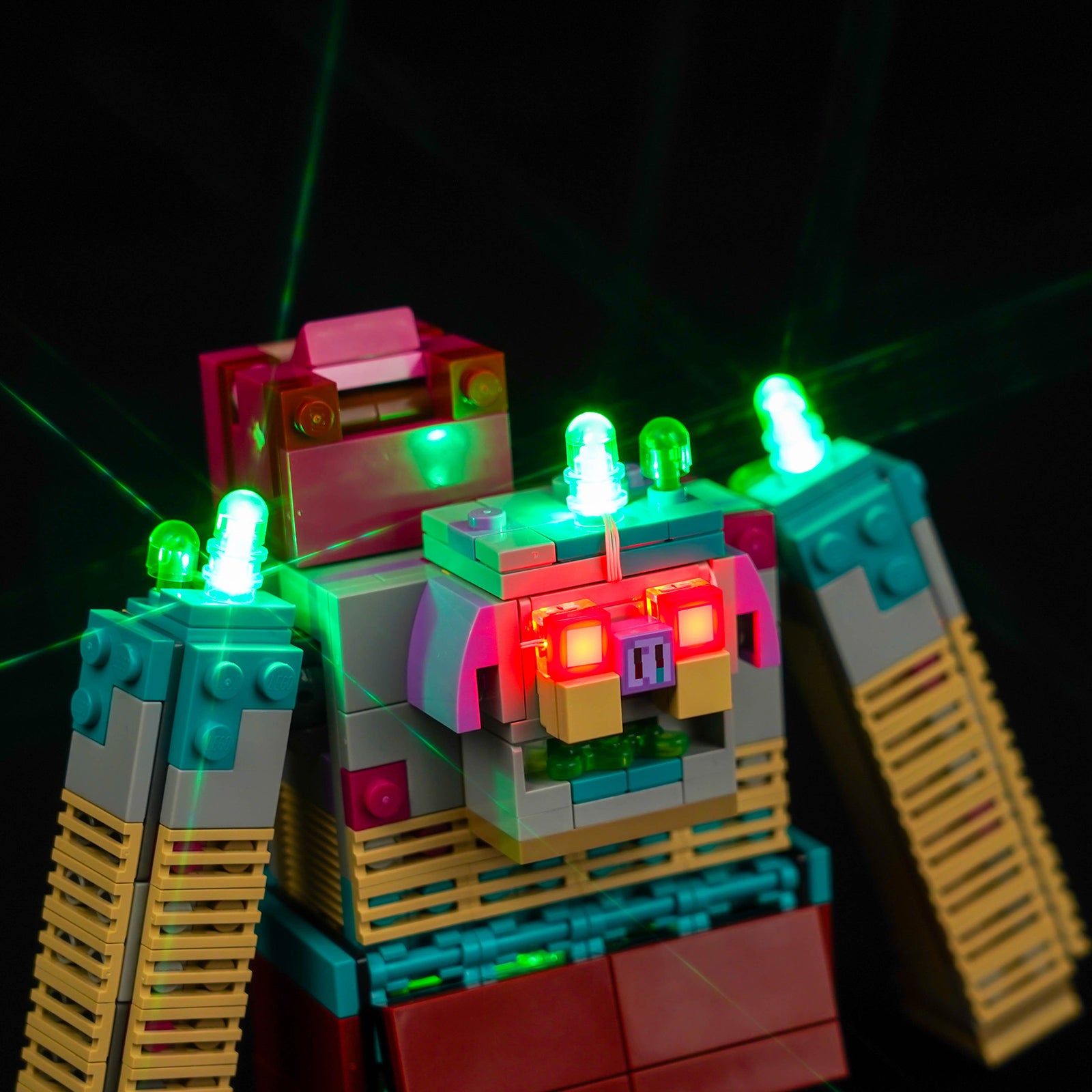 BrickBling Light Kit for LEGO Minecraft Legends The Devourer Showdown 21257