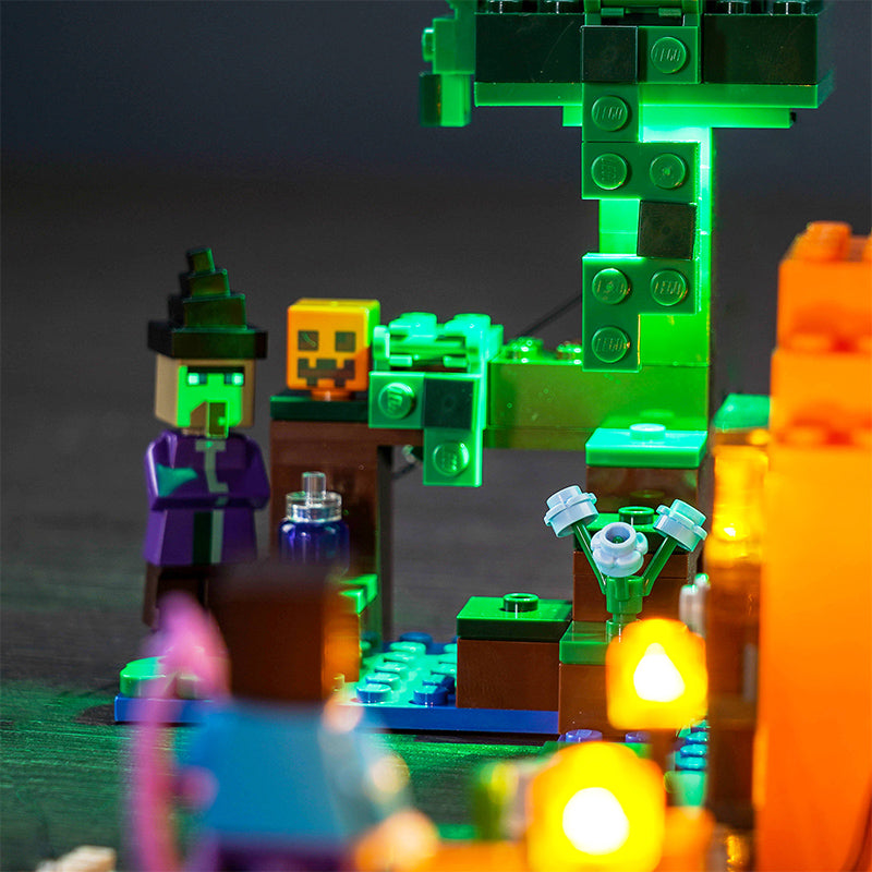 Kit d'éclairage BrickBling pour ensemble de jeu LEGO La ferme aux citrouilles 21248