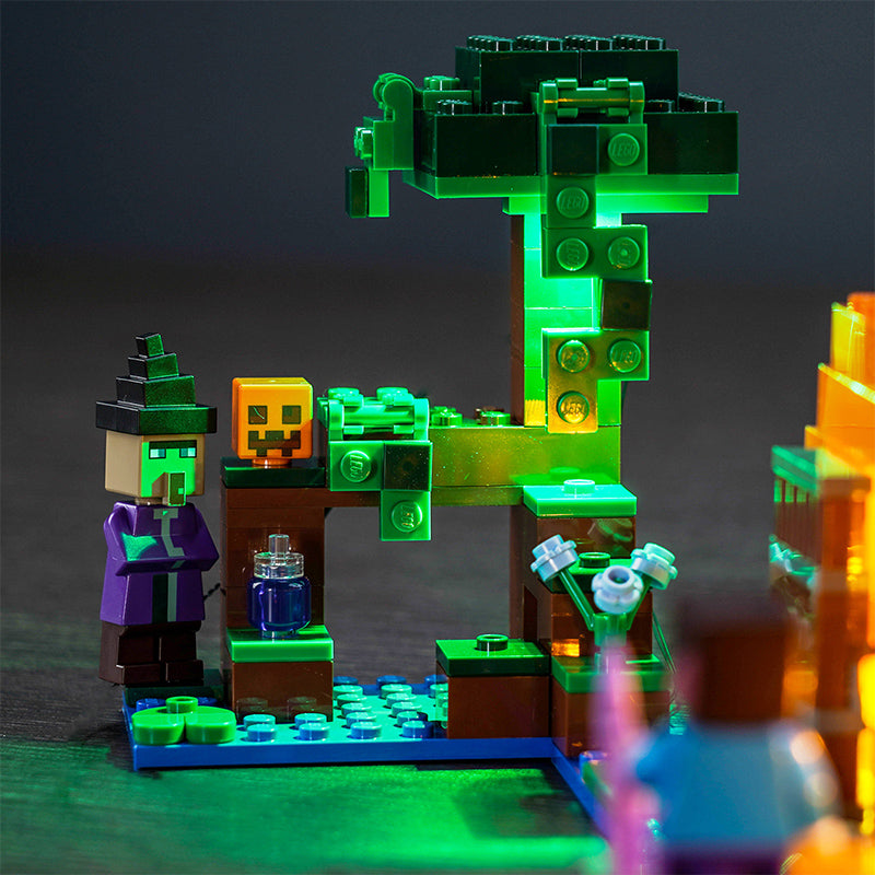 Kit d'éclairage BrickBling pour ensemble de jeu LEGO La ferme aux citrouilles 21248