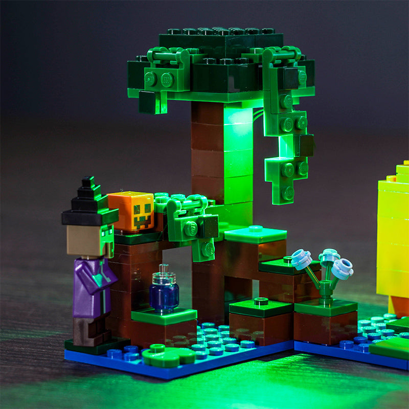 Kit d'éclairage BrickBling pour ensemble de jeu LEGO La ferme aux citrouilles 21248