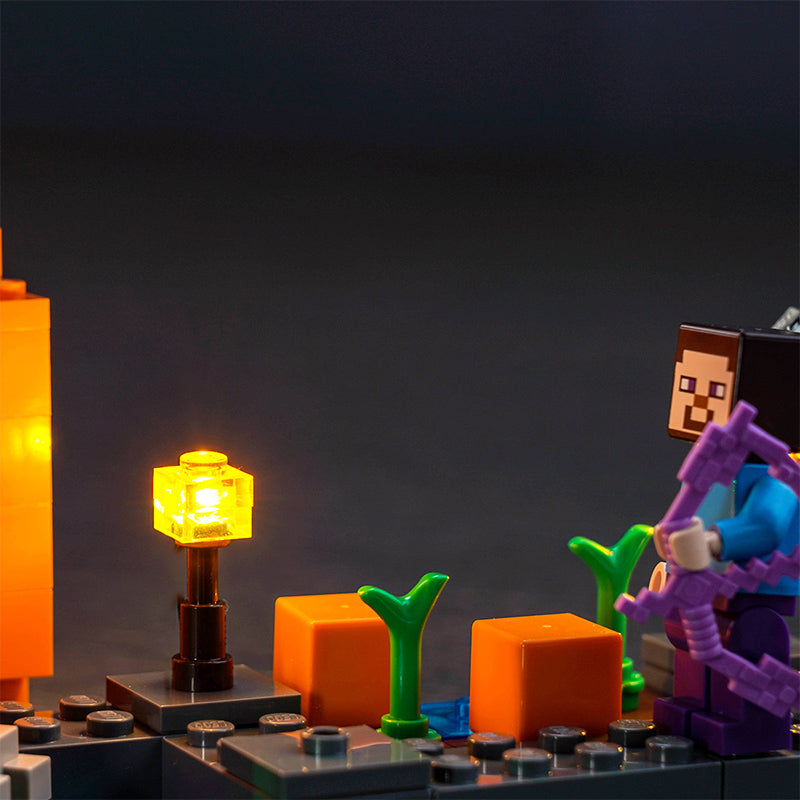 Kit d'éclairage BrickBling pour ensemble de jeu LEGO La ferme aux citrouilles 21248