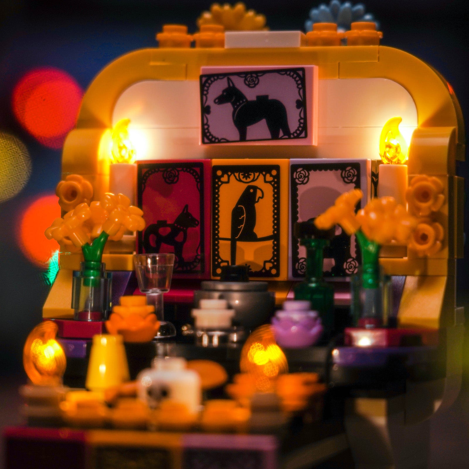 Kit d'éclairage BrickBling pour LEGO Altar of the Dead 40811