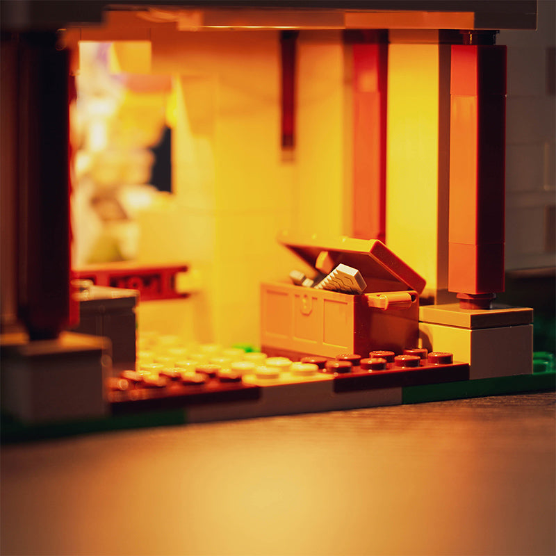 Kit d'éclairage BrickBling pour LEGO La forteresse du Golem de fer 21250